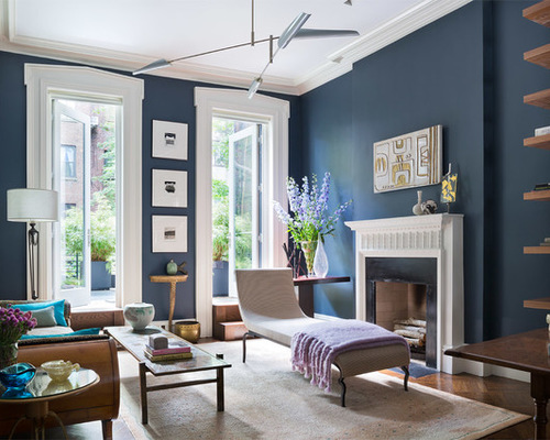 Benjamin Moore Blue Note Living room 