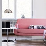 interior design ideas 2017 pink statement sofa