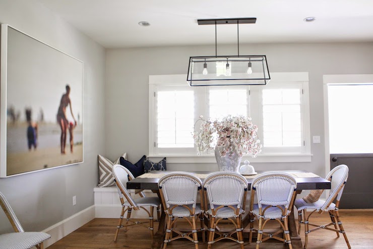 Benjamin Moore Gray Owl Paint Color Ideas dining