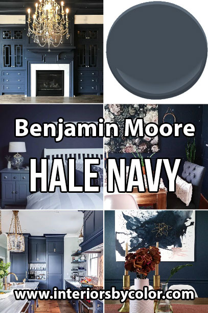 Benjamin Moore Hale Navy Paint Color Ideas