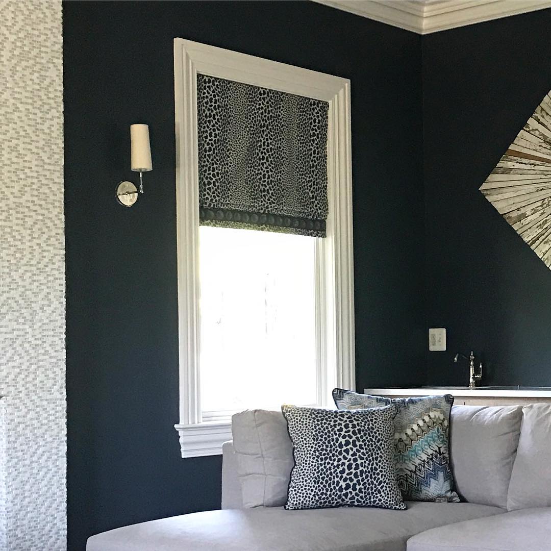 Benjamin Moore Hale Navy paint interior design ideas 1 - Interiors By Color