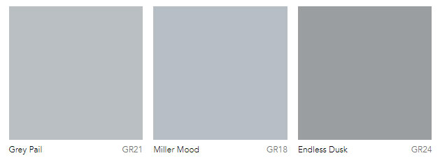 Dulux Grey Paint Colour Chart