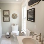 Benjamin Moore Edgecomb Gray Bathroom