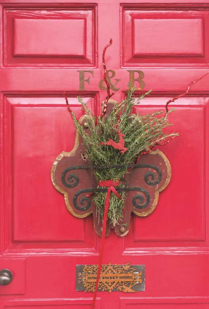 Farrow & Ball Rectory Red Painted Front Door