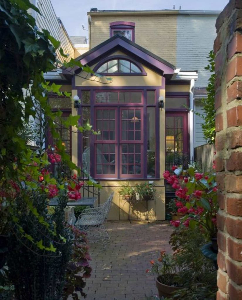 Benjamin Moore Autumn Purple Painted Exterior