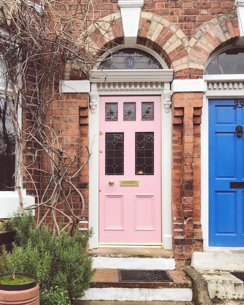 Farrow & Ball Nancy's Blushes Front Door Paint Color Pink Color Scheme