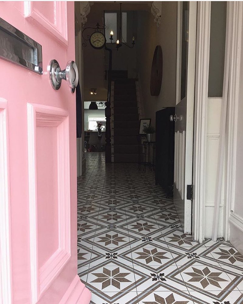 Farrow & Ball Nancy's Blushes Pink Front Door