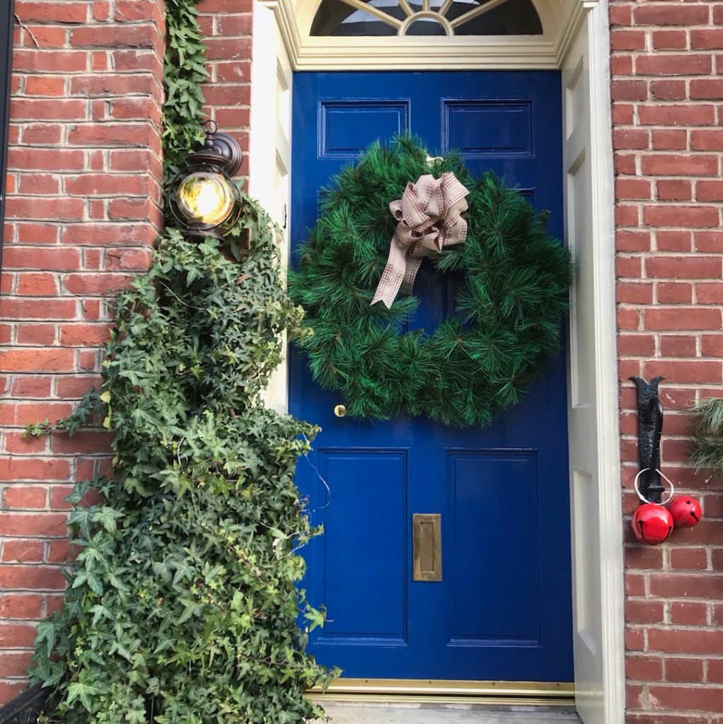 Fine Paints of Europe Delft Blue Painted Front Door