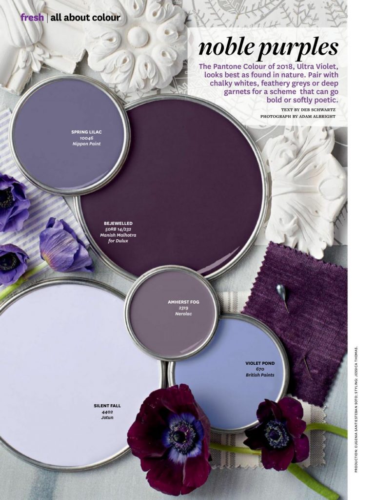 Noble Purples Paint Color Palette