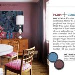 Plum and Cobalt Paint Color Palette