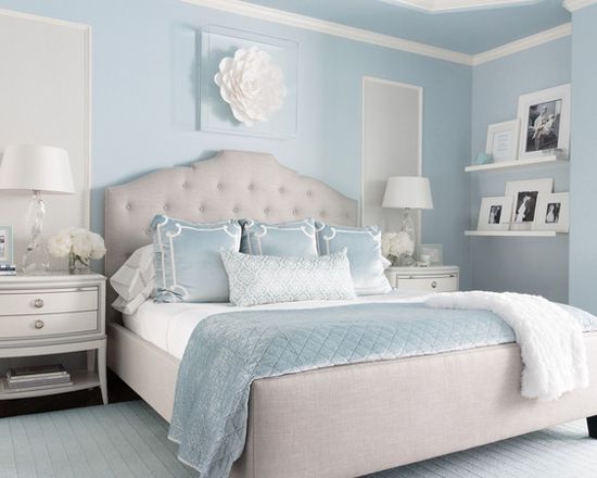 Benjamin Moore Brittany Blue Bedroom