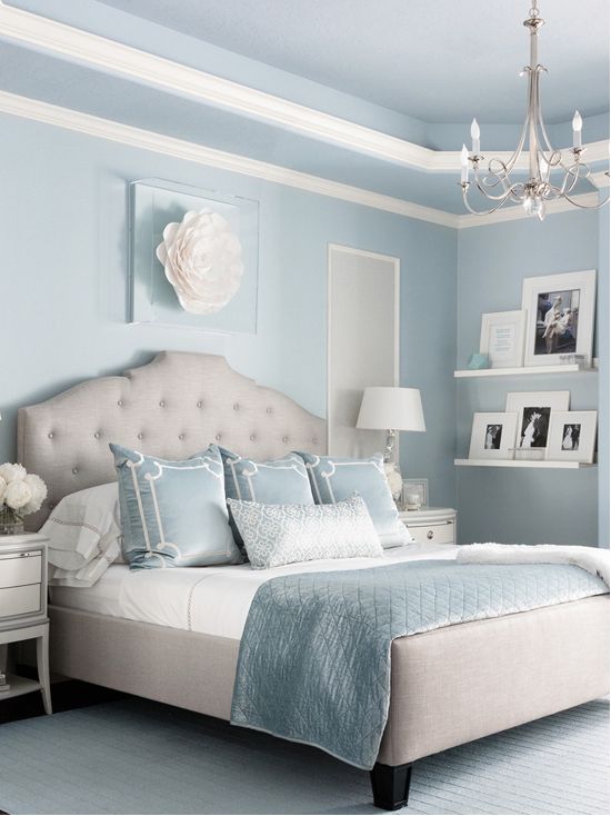 benjamin moore brittany blue bedroom - interiorscolor