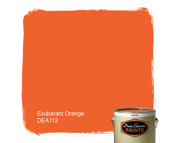 Dunn Edwards Exuberant Orange