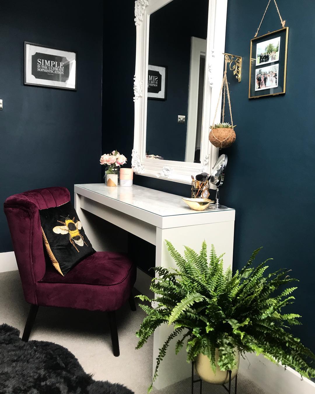 Farrow & Ball Hague Blue Dressing Room