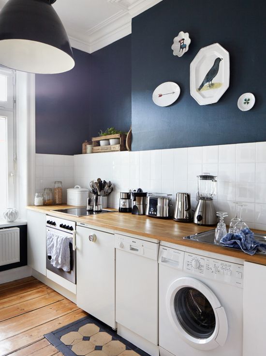 Farrow & Ball Hague Blue Kitchen