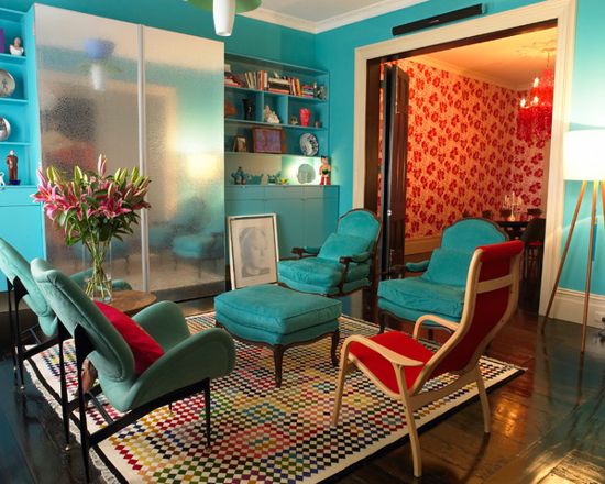 Wattyl Tropic Turquoise Living Room Decor Colour Scheme