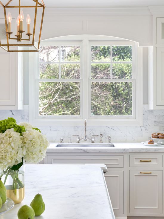 White kitchen color scheme