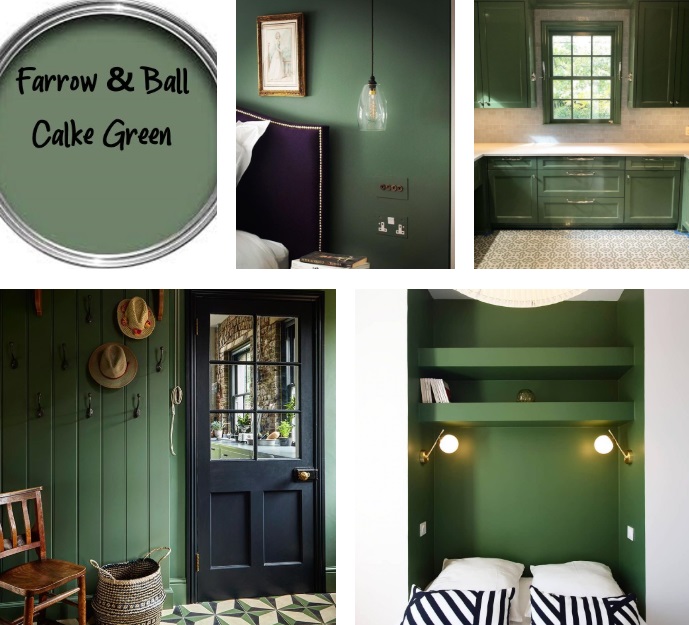 Farrow & Ball Calke Green Examples