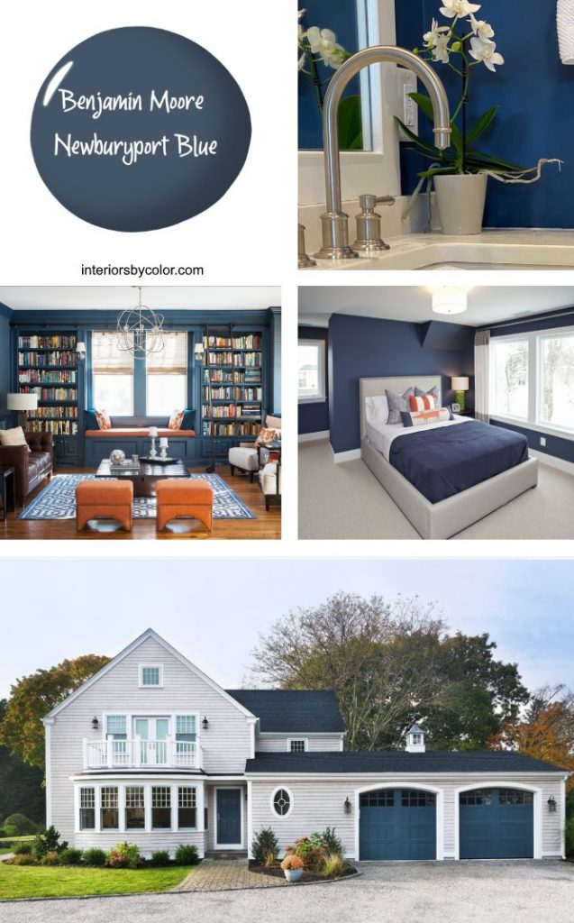 Benjamin Moore Newburyport Blue - Interiors By Color