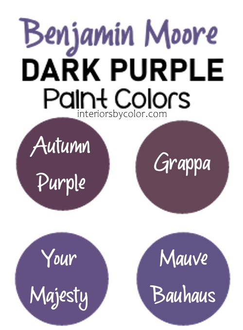 Benjamin Moore Purple Paint Colors