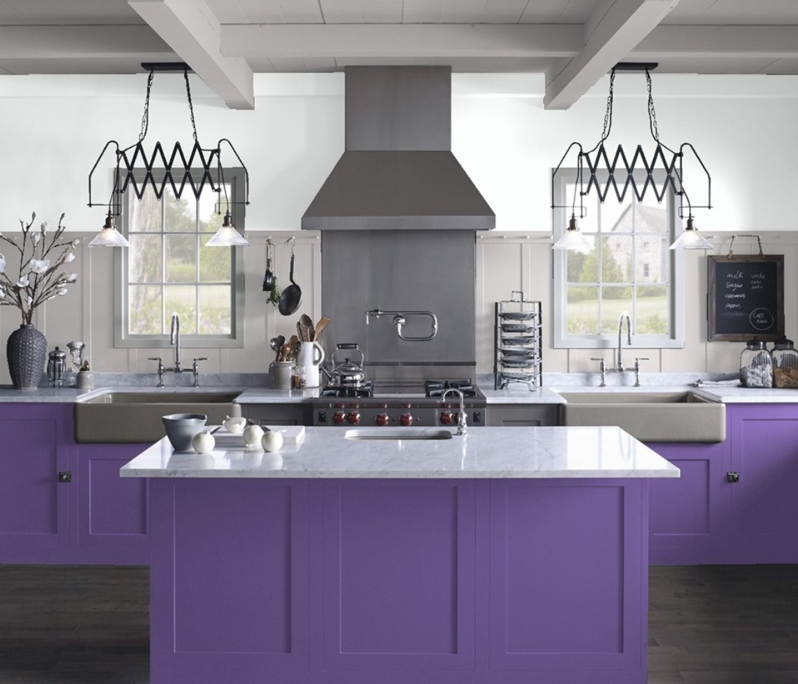 Purple Paint Colors Benjamin Moore Interiors By Color