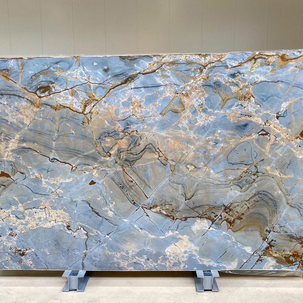 Blue roma marble from italy