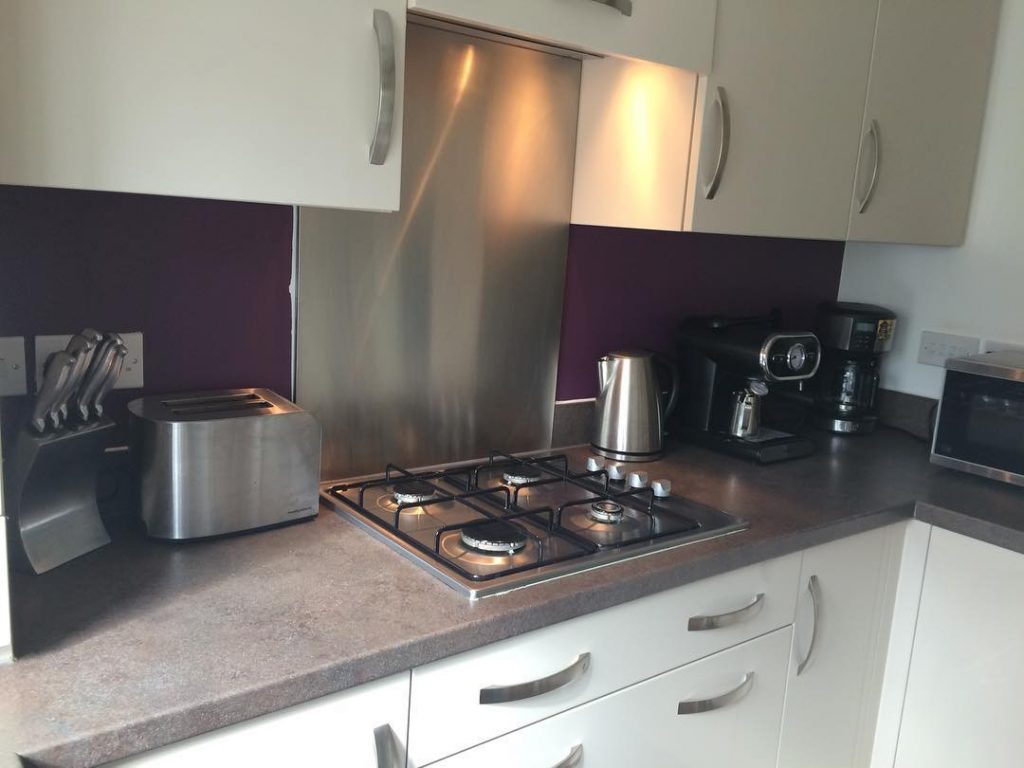 Dulux Mulberry Burst Paint Color kitchen