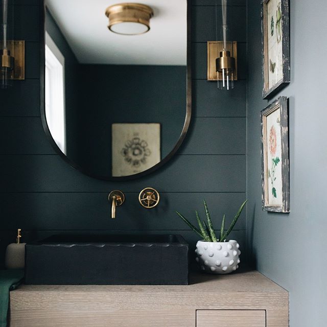 Farrow & Ball Downpipe bathroom