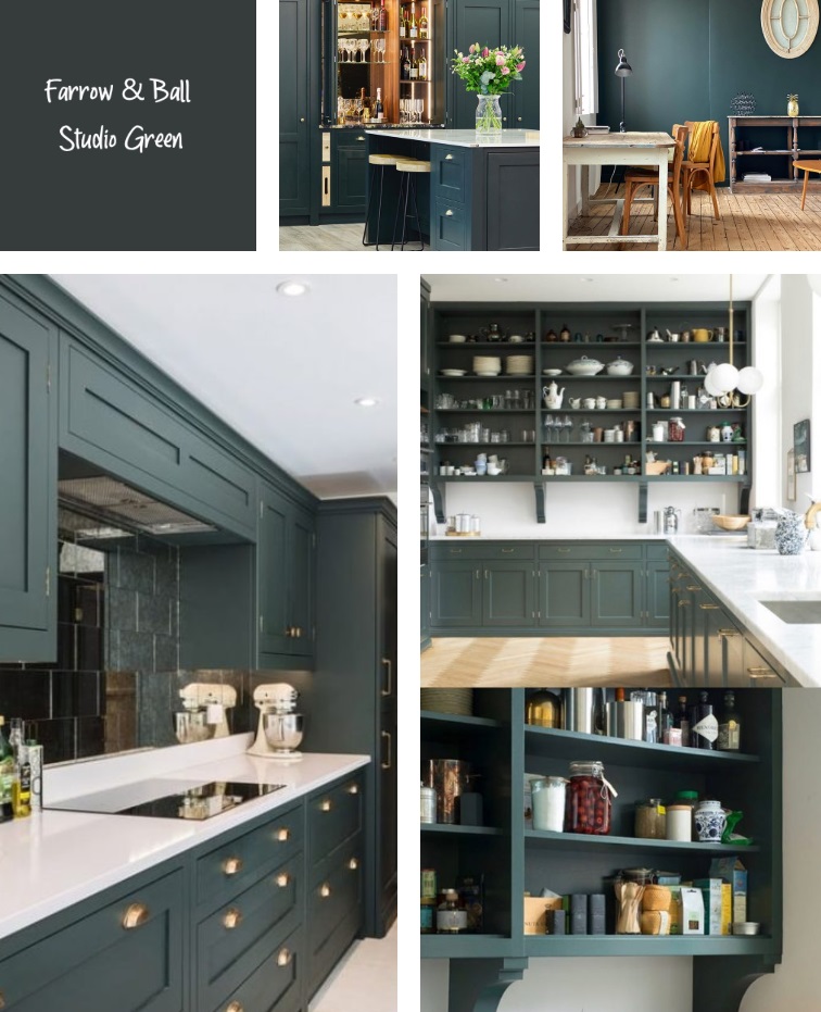 Farrow & Ball Studio Green paint color ideas