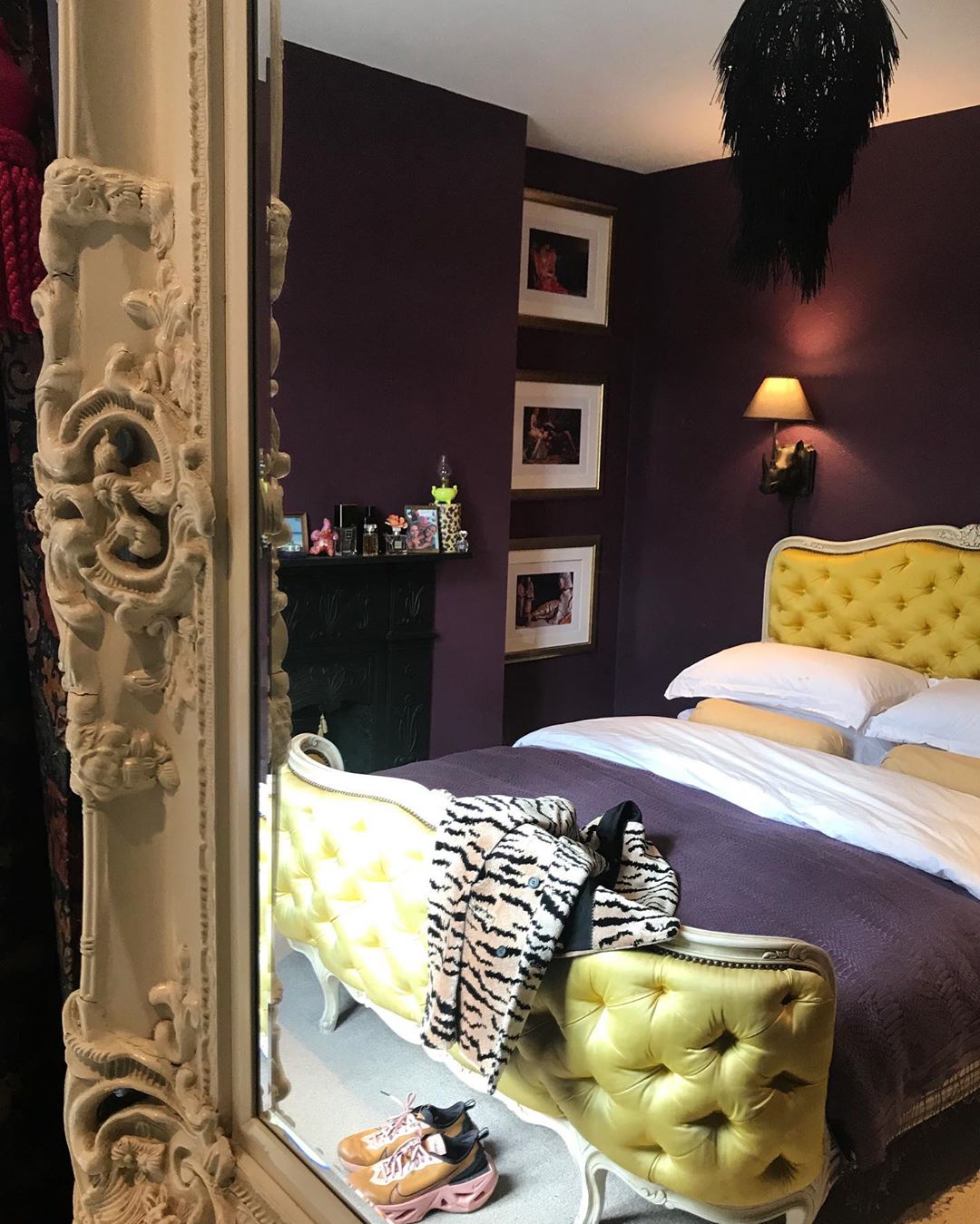 PurpleBedroomDuluxMulberryBurst Interiors By Color