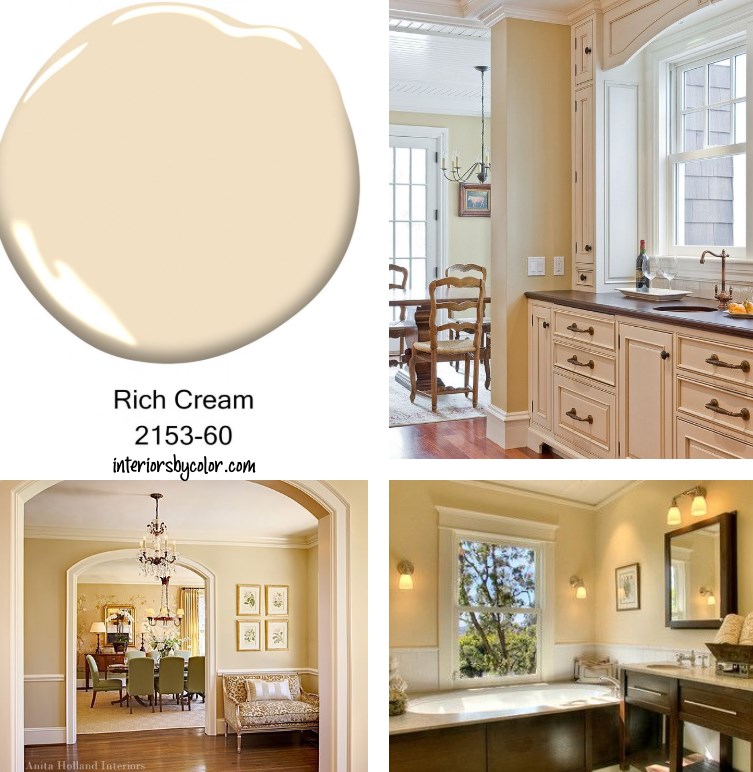 Benjamin Moore Rich Cream.