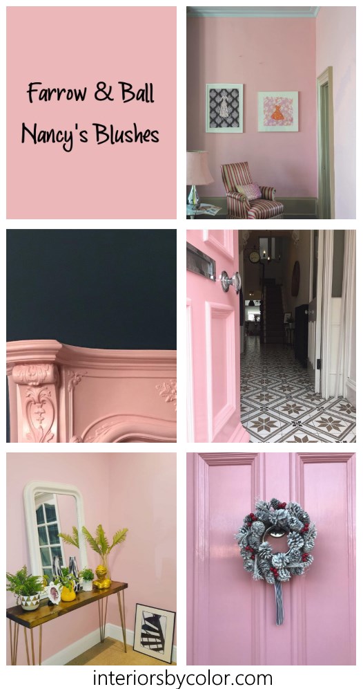 Farrow & Ball Nancy's Blushes Paint Color Scheme