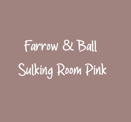 Farrow & Ball Sulking Room Pink