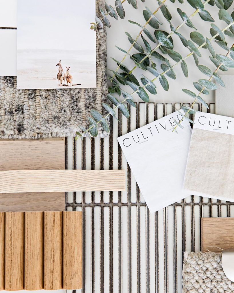 Flat lay interior inspiration natural 2020