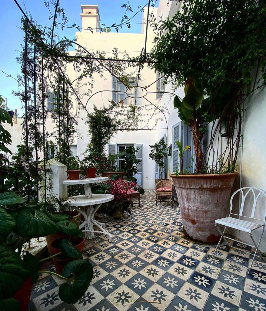 patio seating area morocco