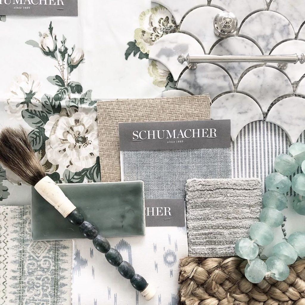 Seafoam classic interior color palette