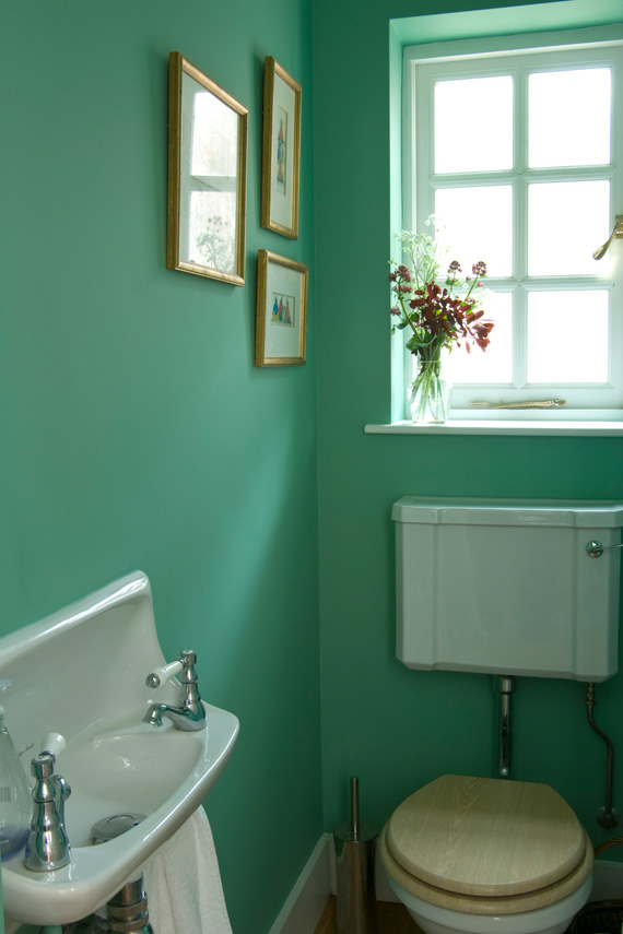 Farrow & Ball Arsenic Bathroom