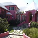 pink house exterior