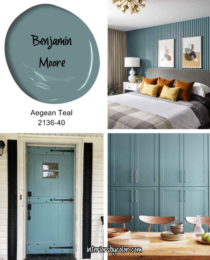 Benjamin Moore Aegean Teal 2021 Colour of the Year