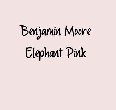Benjamin Moore Elephant Pink