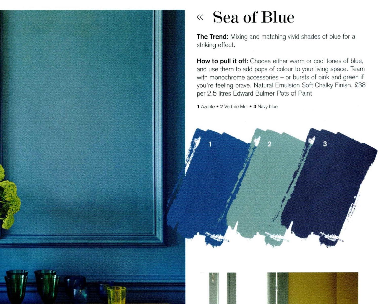 Edward Bulmer Paint Azurite Interiors By Color