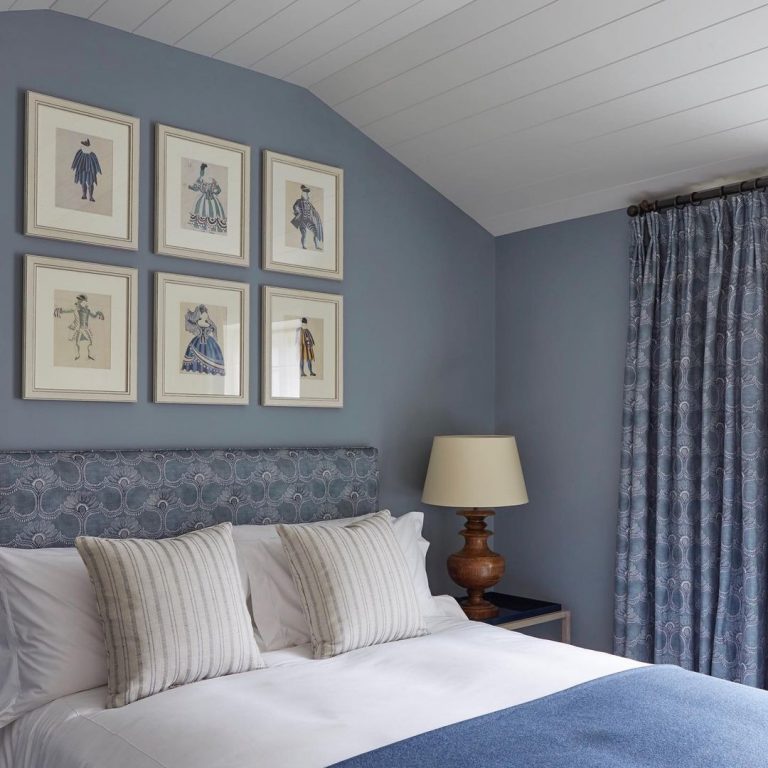 Edward Bulmer Paint Cerulean Blue Interiors By Color