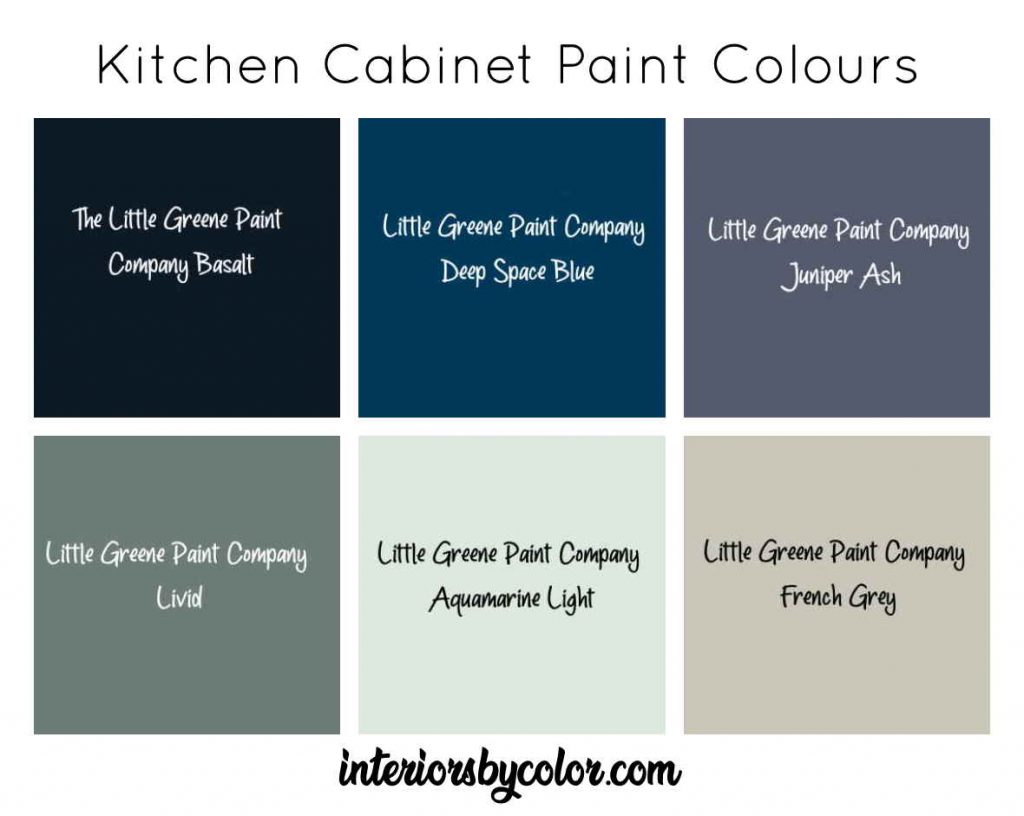 Little Greene Paint Company Kitchen cabinet colours