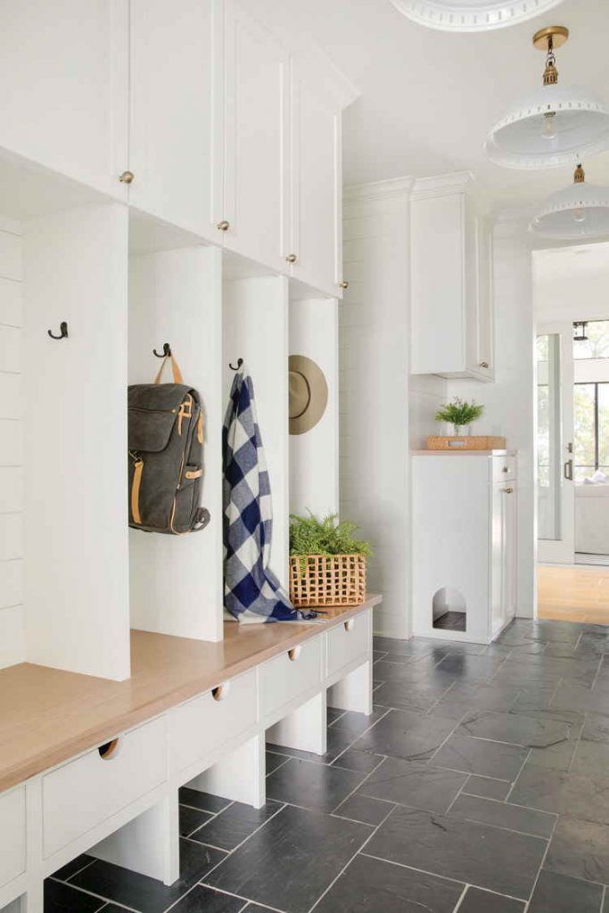 Modern Farmhouse Style mudroom