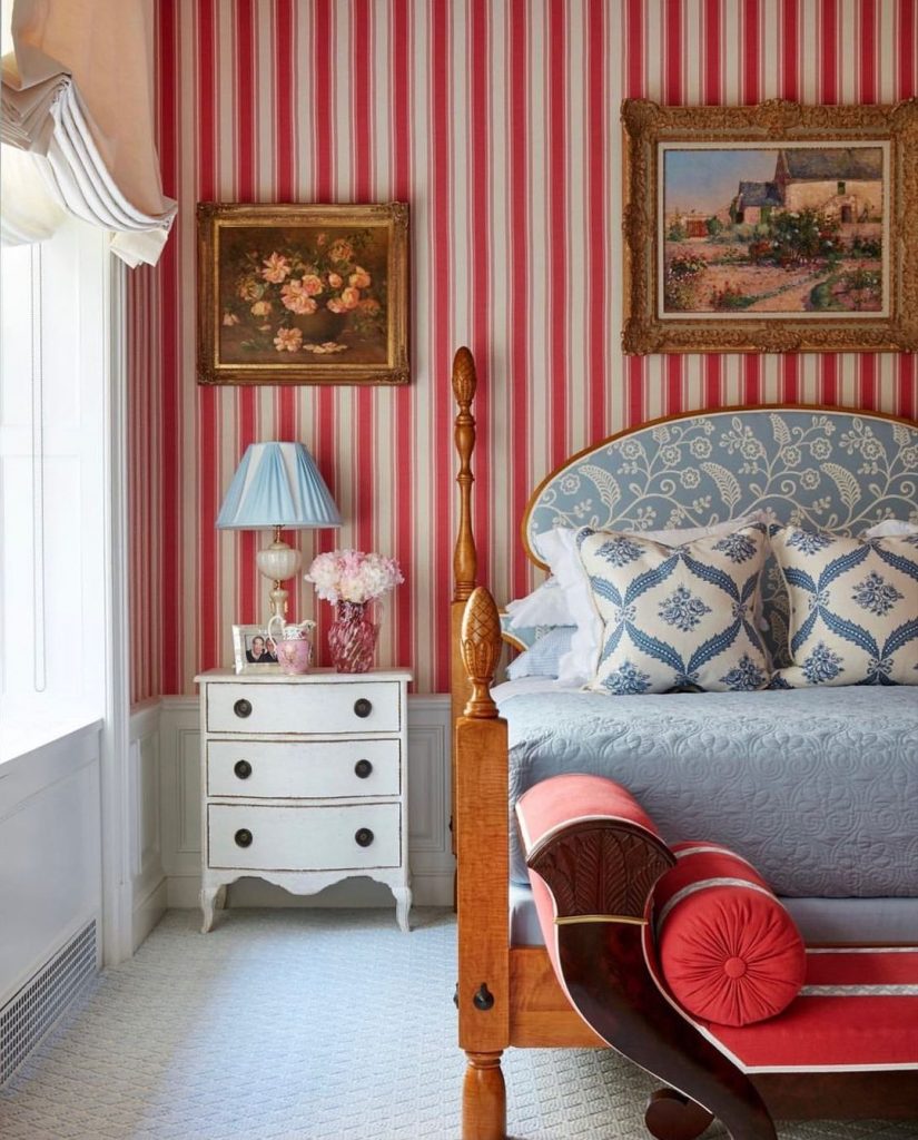 Preppy Americana Style Interiors Bedroom