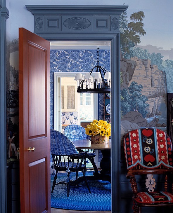 Preppy Americana Style Interiors dining room
