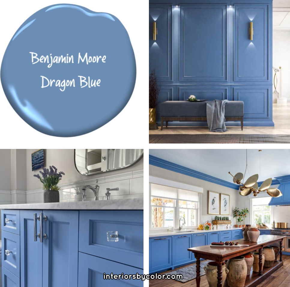 Benjamin-Moore-Blue-Dragon-paint-color - Interiors By Color