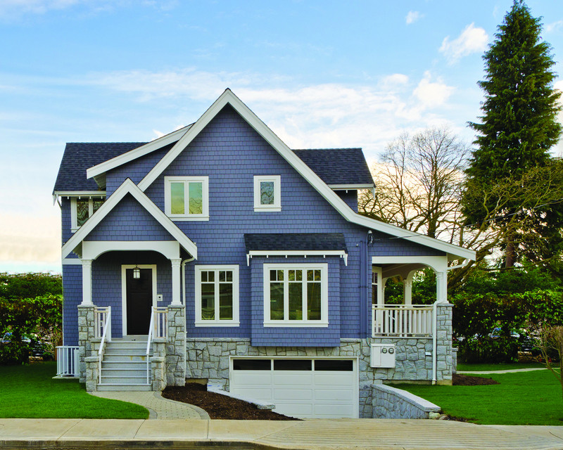 Sherwin Williams Luxe Blue exterior paint color