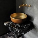 Brass Faucets and Marble - Design Trend 2022 Bathrooms