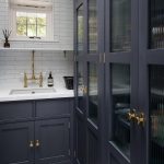 Butler's Pantry Painted in Farrow & Ball Railings No.31
